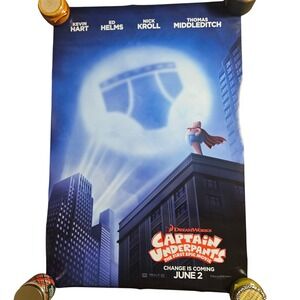 Captain Underpants:‎ The First Epic Movie 2017 Promo Movie Poster 27x40 D/S
